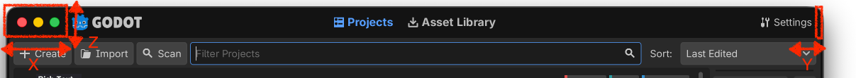 Safe title margins when using client-side decorations on macOS