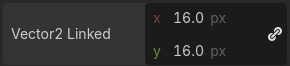 Linked Vector2i property with the "px" suffix